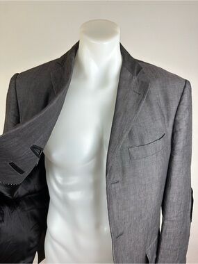 Banana Republic Linen & Elbow Patch Sport Jacket